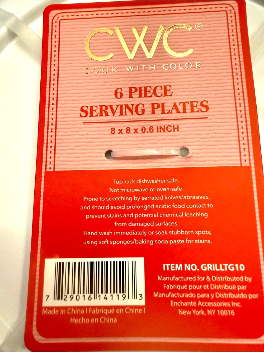 CWC Red & White Grill-Themed Party Tableware Set - Picture 7 of 9